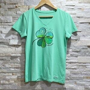 Life Is Good Women's Cloverfield Crusher Tee